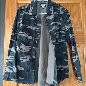 Camouflage Military Style Jacket